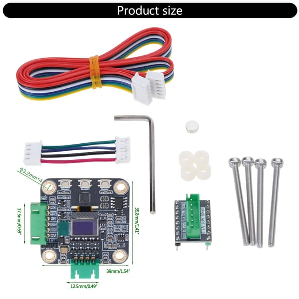 3D Printer Tilbehør MKS Servo42C PCBA Motordriver Sæt I stedet for TMC2209