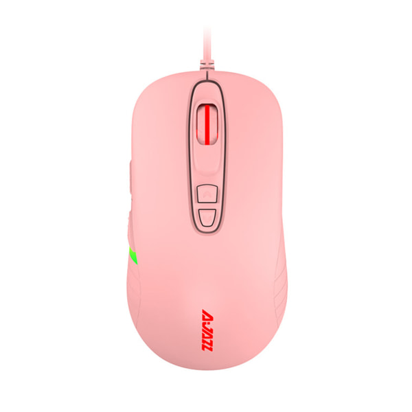 Kablet datamus Ergonomisk design Justerbar RGB-bakgrunnsbelysning dpi6 for kontor og hjem 7 taster Kablet datamus