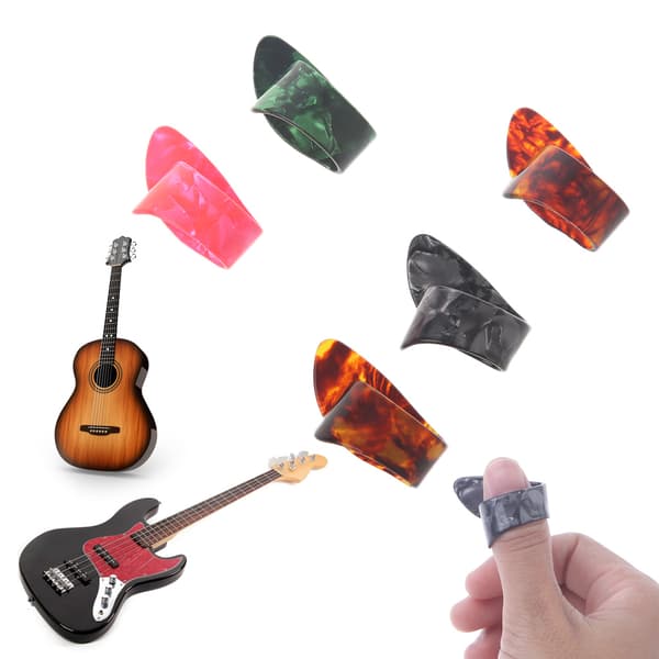 1 st Celluloid Gitarr Tumplektrum Plektrum Gitarr Plast Ny