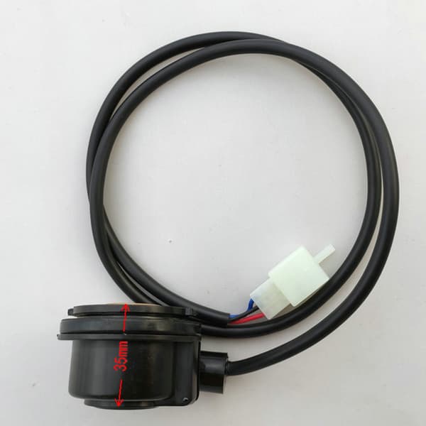 Motorcykel Sensor Kabel Odometer Wire med 4 Magneter til Speedometer Tachometer