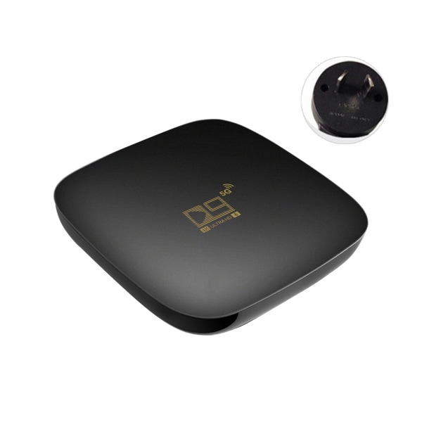 2GB+16GB Dual Channel D9 TV-boks Wifi 2.4G&5G Bluetooth4.0 Android-kompatibel Dekoder Nettverksspiller