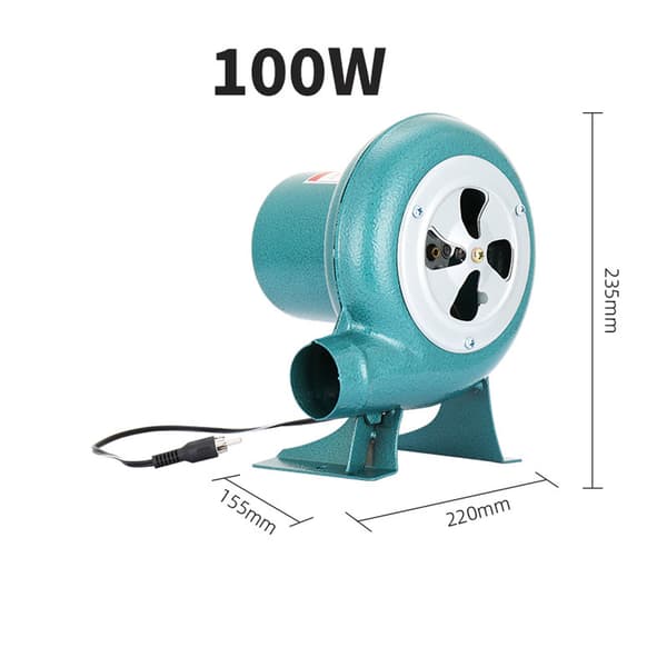 12VDC Elektrisk Smieblåser Kullstarter Røykervifte Multicolor 100 watts