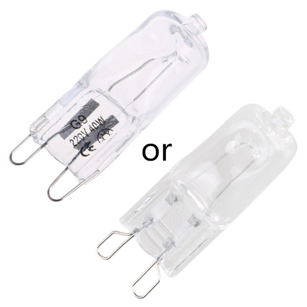 Engros G9 40W 220V Varm Hvid Halogenpære Lys Lampe Globe 40 Watt