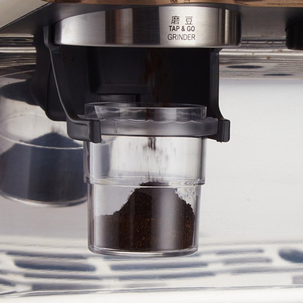 Transparent doseringskopp Plast Espresso doseringskopp kompatibel med 58 mm portafilter Espressomaskintillbehör Black