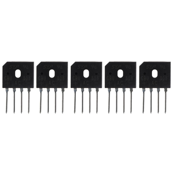 Nytt 5st enfas diodbrygglikriktare IC-chip 8A