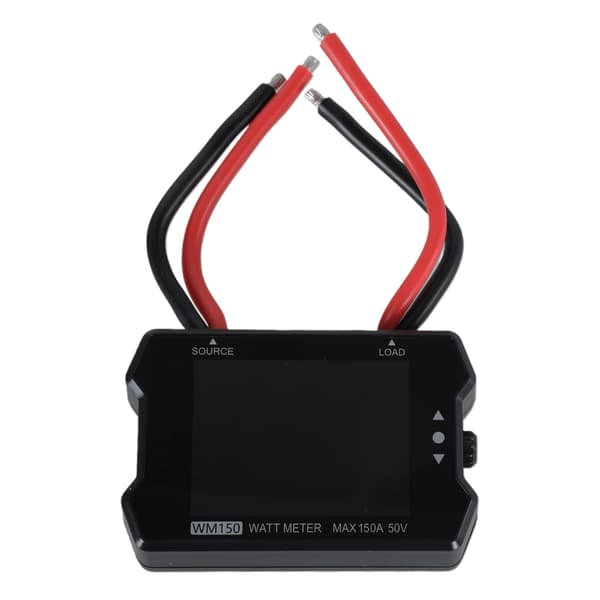 Power Testing Equipment WM150 150A 50V Watt Meter Strømtester LCD Display