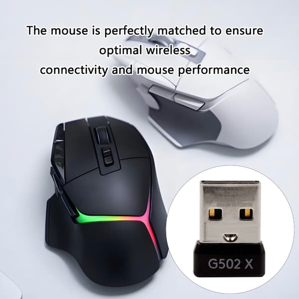 Effektiv USB-dongle for G502 X / G502 X PlusLightspeed-mus, jevn drift