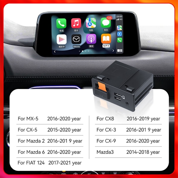 TK78-66-9U0C Auto USB Adapter Hub Auto Retrofit- Kit USB Port Adapter Hub Kit