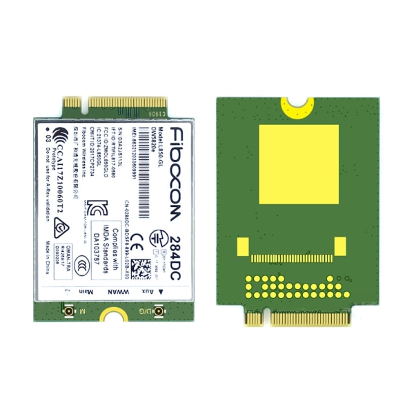 DW5820e L850-GL L850 DW5820 LTE 4G-kortmodul 0284DC 284DC ForDell Laptop 3540 5400 Nätverksadapter