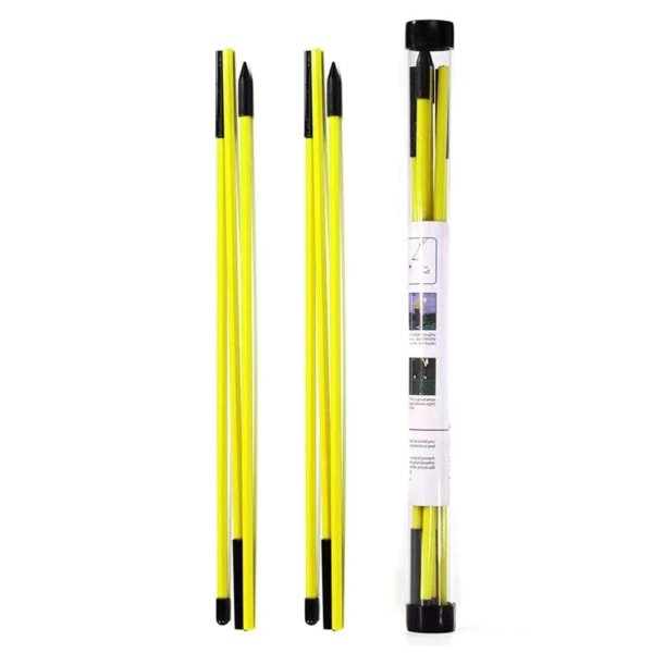 Golf Alignment Stick, 2-pack Swing Trainer Tool, 122 cm Hopfällbar Alignment Stick Golf Träningshjälp för Sikte, Puttning