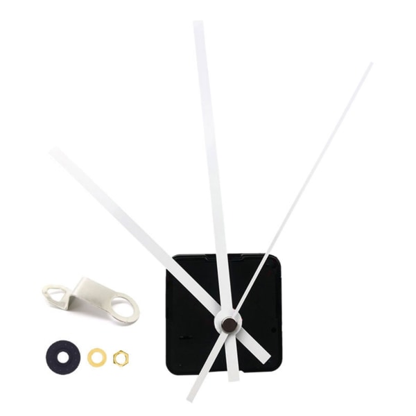 Klockmekanism Kit Batteridriven Quartz Klockrörelse Ersättning Lång & Kort Axel Väggklocka Mekanism Del Set