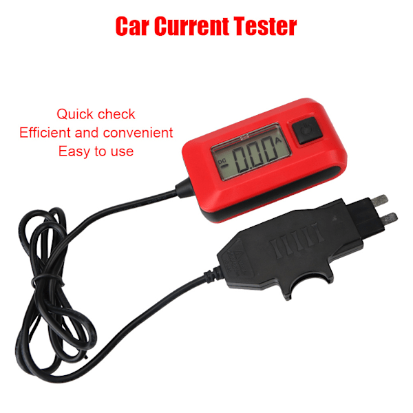 Automotive 20A Strömtestare Standard Säkring Enkel Användning 0.01A~19.99A
