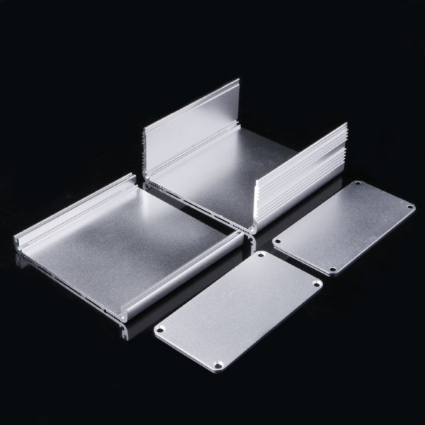 Gör-det-själv-aluminiumhölje för case Electronic Project PCB-instrumentlåda 100x100x50