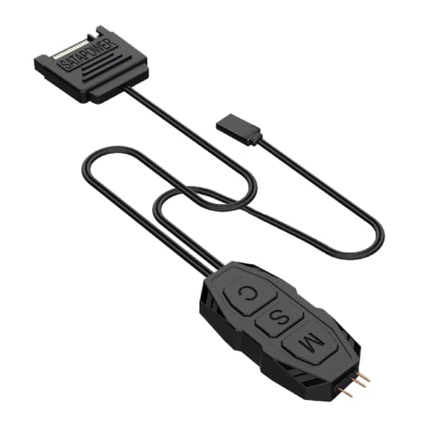 5V 3Pin til ARGB Adapter Controller Computer Blæser LED Lysstyring