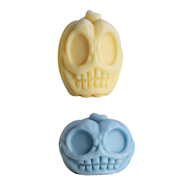 Form för pumpor huvudljus Unik aromterapi Gipsprydnad Form Halloween ögonpumpor Form B