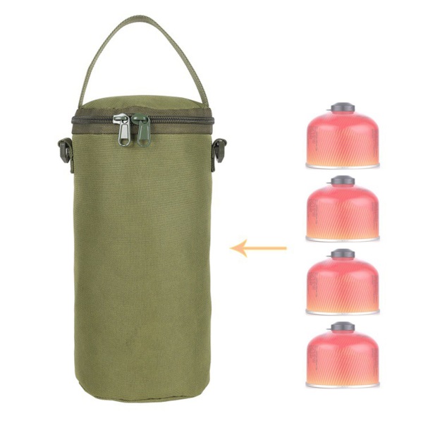 Cover Skyddspåse Utomhus Camping Lykta Förvaringsväska Bärbar vattenflaskskydd Black L