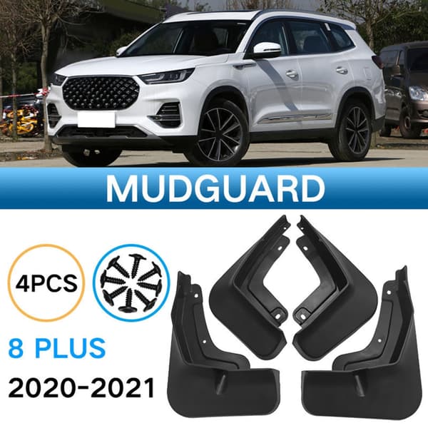 Stænklapper Mud Flaps Erstatning til For & Bag 4 Pak til 8 plus 20-21