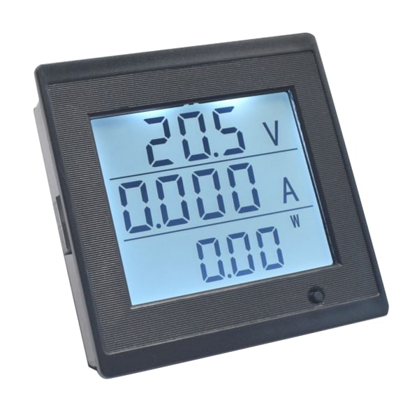 LCD Digital Voltmeter Amperemeter Wattmeter DC6-200V 0-20A 0-4KW Spänning Ström Power Tester Mätare Monitor Multimeter