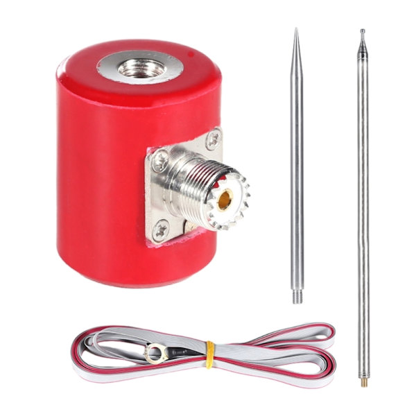 5M/16.4FT QRP Antenne for Radioer Effektiv & Holdbar Antenne Rustfritt Stål 300W QRP Antenne for Utendørs Bruk Holdbar