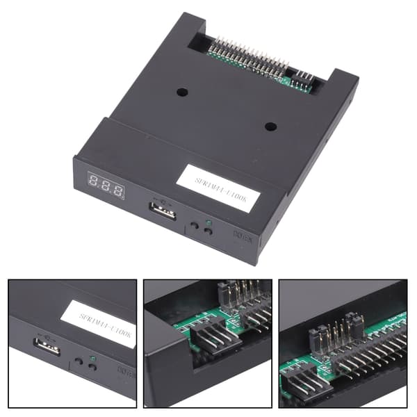 3,5-tommers diskettstasjon SFR1M44-U100K 1,44 MB USB SSD diskettstasjonsemulator