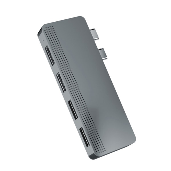 Rocketek Kaksois Type C Hub Multi USB 2.0 3.0 Telakointiasema MH482 MacBook Air/MacBook Pro Adapterille USB HUB 5Gbps