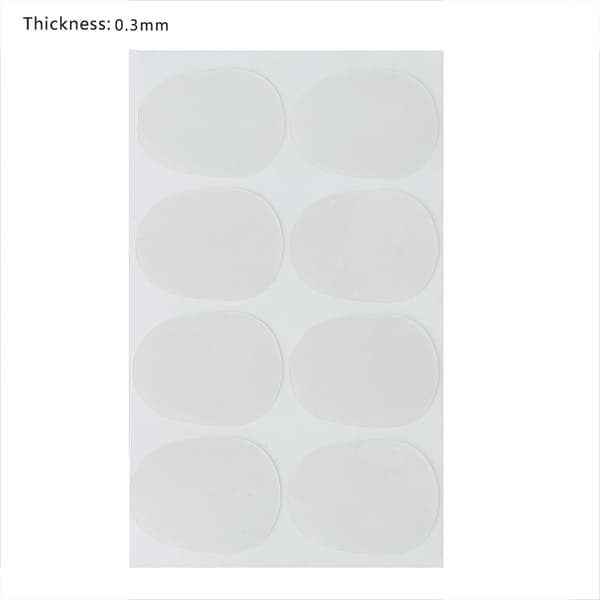 8 stk/sett Diskant/Alt/Tenor Saksofon Klarinett Munnstykke Lapper Pads Puter 0.3mm