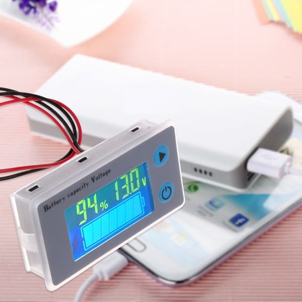 10-100V Universal Batterikapacitet Skærm Strømdisplay Blysyreindikator
