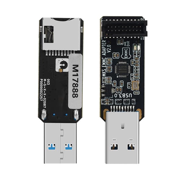 EMMC-ADAPTER V2 USB3.0-leser for EMMC-modulkort