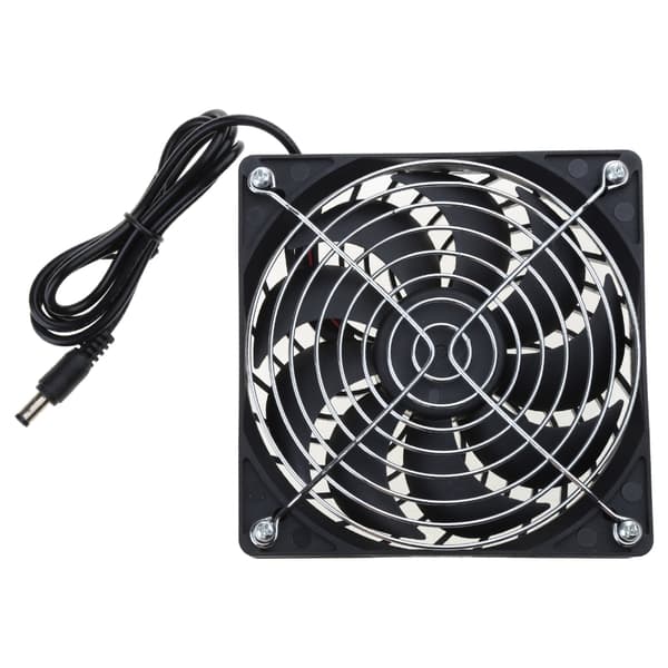 Solcellepanel Eksosvifte 10W 12V for Hønsehus Drivhus Kjæledyrhus