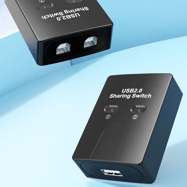 Manuel printerdelingsenhed USB To computere deler 1 USB 2 i 1 ud