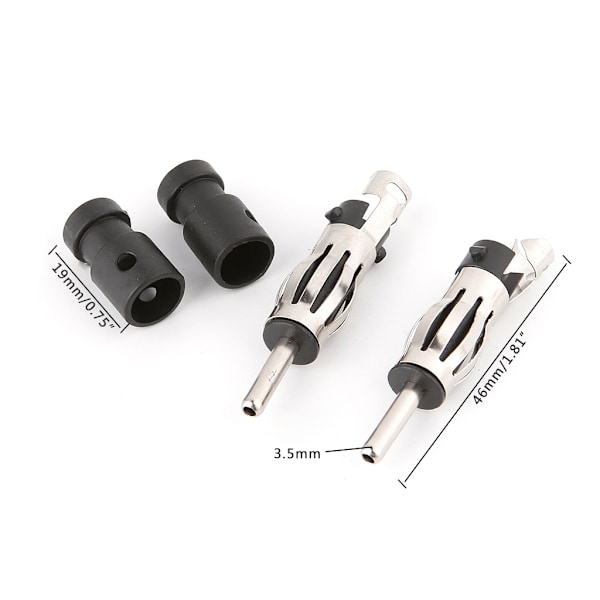 Bil CD Radio Hane Antennkontakt Adapter Plasthandtag Anslutning Antennadapter
