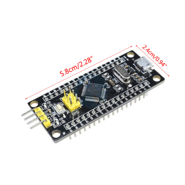 STM32F103C6T6 STM32F103C8T6 ARM STM32 Minimum System Development Board Module Simulator Ladda ner programmerare för Arduino