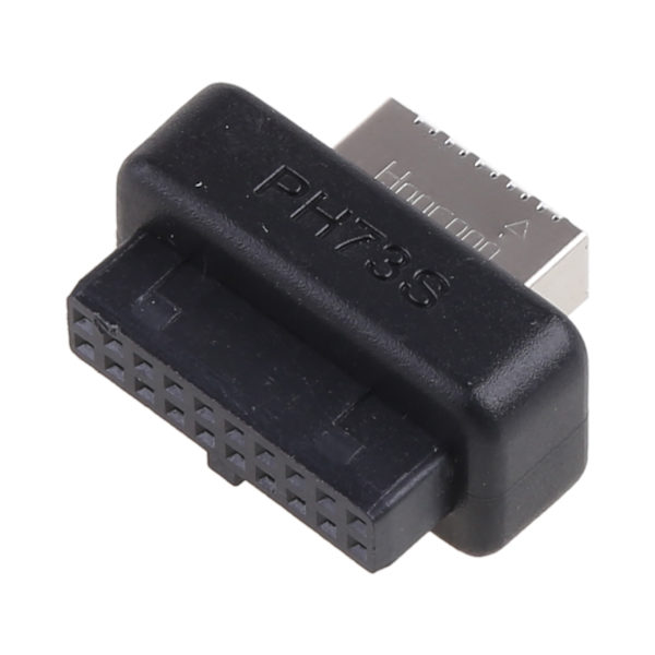 USB 3.0 Intern Header till USB 3.1/3.2 Typ C Front Typ E Adapter 20pin till 19pin Converter för PC Moderkortskontakt
