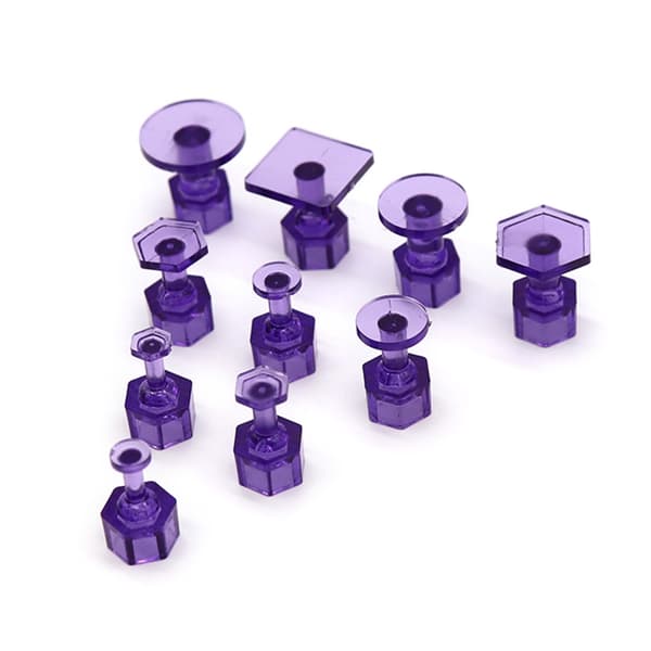 10 stk. Paintless Dent Removal Puller Tabs Bulereparationsværktøj Sæt Lim Træk Tabs Auto Body Kits