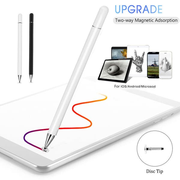 Stylus Pen för Apple 6th/7th/8th/Mini 5th/ Pro 11&12.9''/Air 3rd Gen ios/Android/för Microsoft System Pencil With PenTip Black