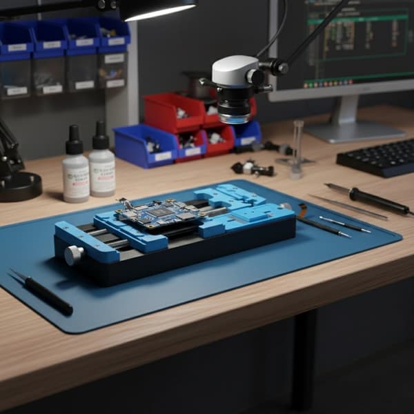 Telefonreparasjonsfeste Lagerholder for Telefon Hovedkort PCB Loding F