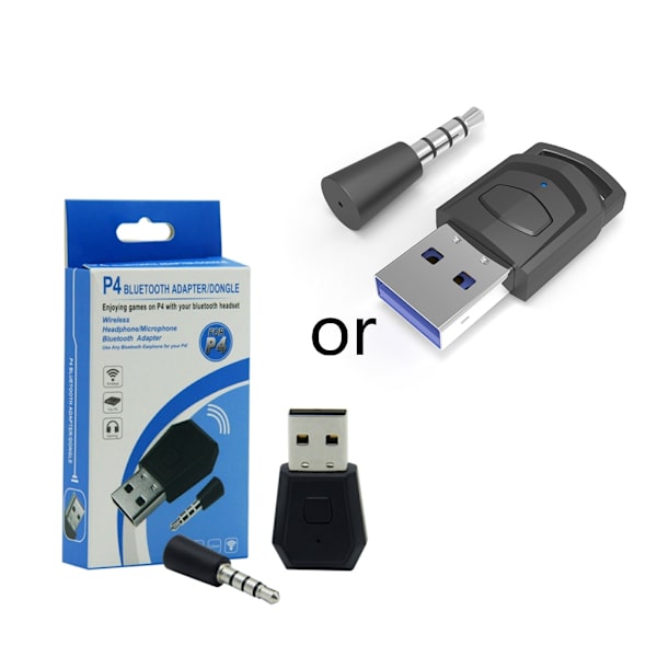 Trådløs Bluetooth-kompatibel 4.0 Adapter Til PS4 Gamepad Spilcontroller Konsol Hovedtelefon USB Dongle Controller