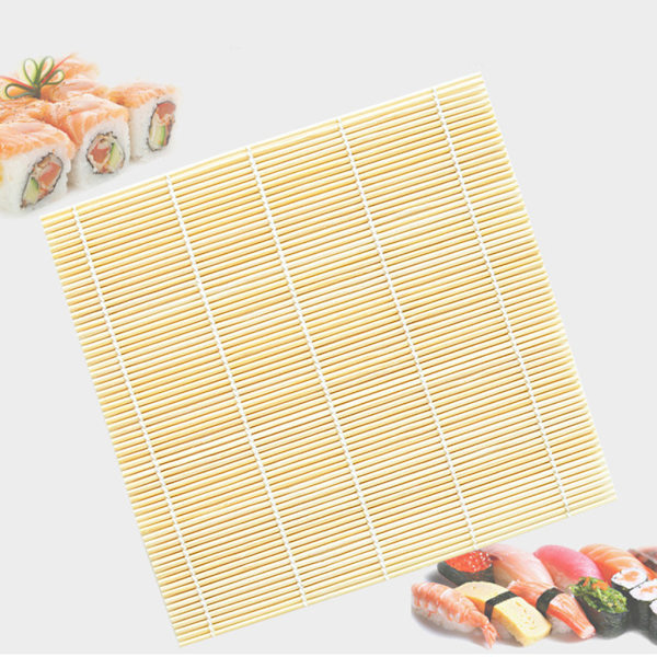 Bambu rullmatta DIY Onigiri Rice Roller Bambu Sushi rullmatta för nybörjare