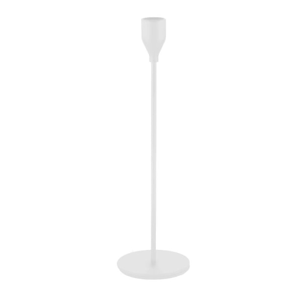 Metall Ljusstake Smidesjärn Tall Wine Cup Ljusstake Ornament White M