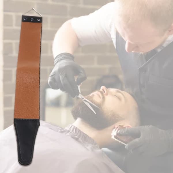 Rett for barberkniv stropp lær slipestropp 18,8 tommer barberstropp