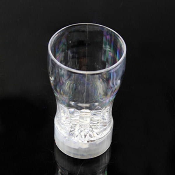 Blixtljuskopp 6 LED-lampa Cola Beverage Beer Mugg Drink Cup för fest Bröllop Club Bar Hotel Whisky Dryckesmuggar