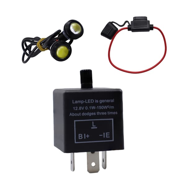 UTV SXS Blinklys Gade Lovlig Bak Hazard LED Lys Horn USB Blinkrelæ