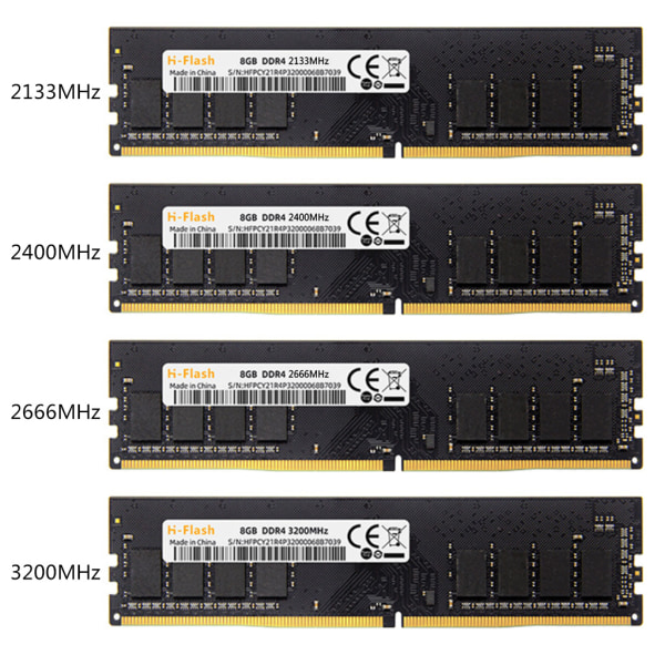 8G DDR4 inbyggda högkvalitativa chips för stabil prestanda Höghastighetsdrift Desktop för amd dedikerade minnesmoduler DDR4 2666MHz 8GB