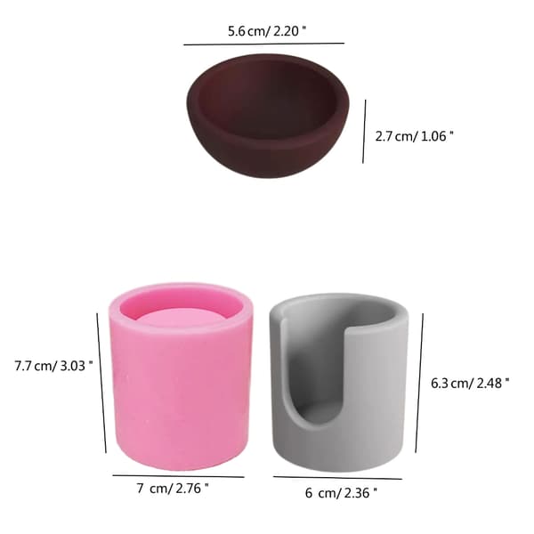Aromaterapi Ljusuppvärmningsfäste Silikonformar Kopp Uppvärmningsstödformar Heating cup 1