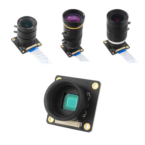 Kameramodul for Raspberry Pi IMX477 12.3MP Kameramoduler Støtter C/CS-objektiv