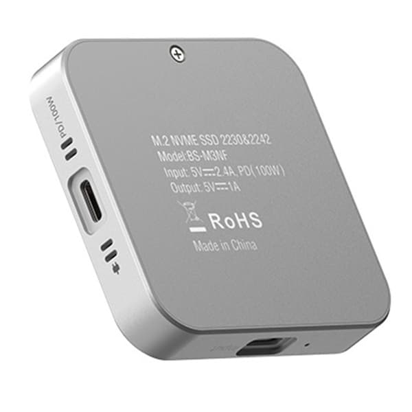 M.2 NVME Magnetisk Solid Disk Kabinett For 2230/2242 USB3.1 Høy Hastighet