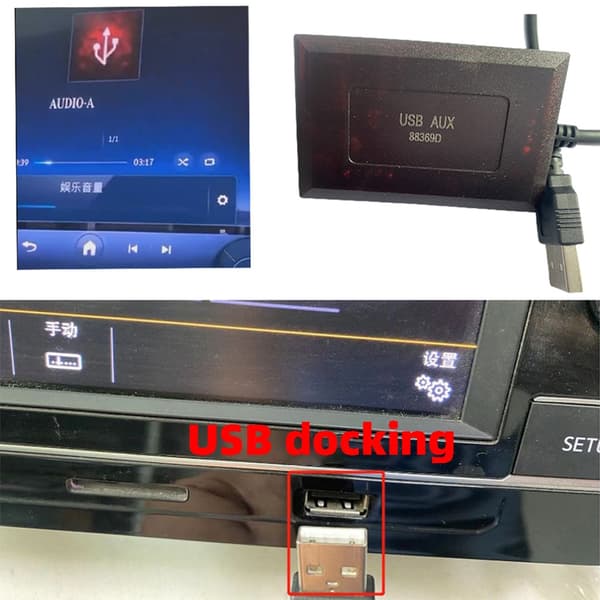USB til Aux-adapter for overlegen lydkvalitet og forbedret lydkvalitet