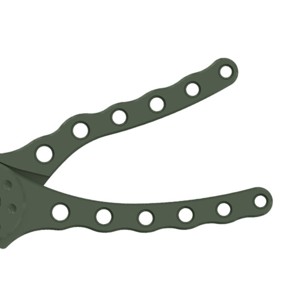 Fiskegripare Bärbar Fish Grip Läppklämma Grabber Fish Clamp Grip Fish Controller Fisketång Tång med karbinhake Black