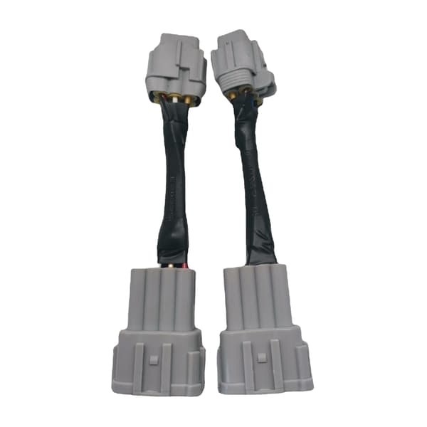 2 stk. Hodelyktkonverteringsadaptere Passer for 2003+ 350z HID-ledninger 8 til Halogen 6