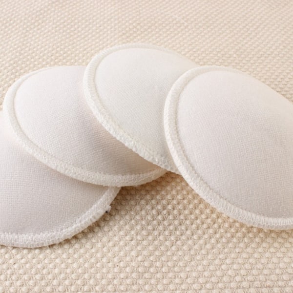 4 st bröstkuddar Absorberingsförmåga Hudvänliga Andningsbara svampdynor för mamma Anti-overflow-brystskydd Amningstillbehör